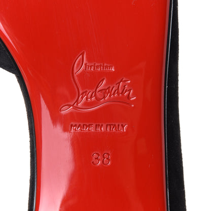 Christian Louboutin Veau Velours Iriza Flats 38 Black 6 of 7