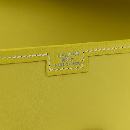 Hermes Swift Jige Elan Clutch Lime 7 of 7