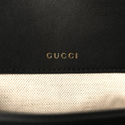 Gucci Arabella Calfskin Horsebit 1955 Soft Small Shoulder Bag Black 7 of 11