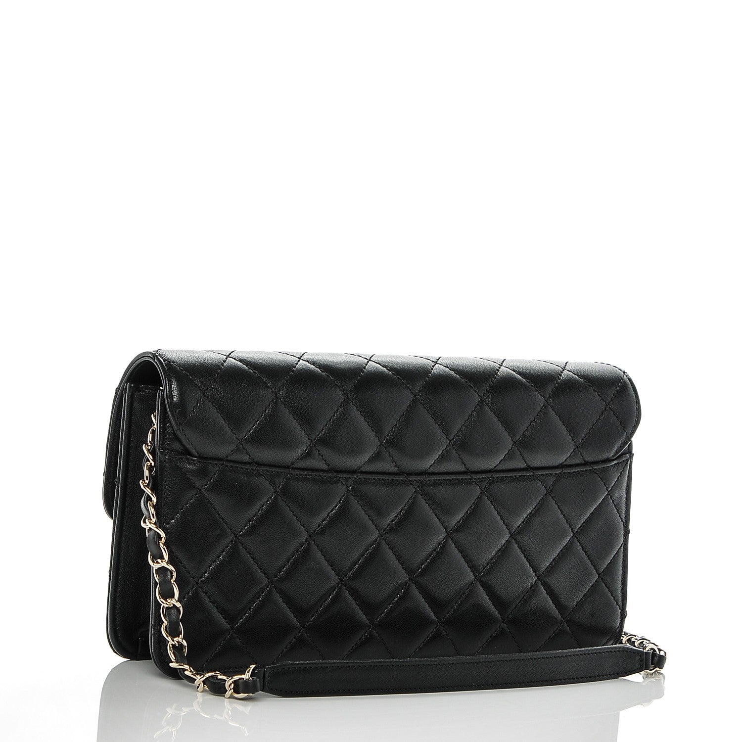 Chanel Sheepskin Quilted Small Beauty Lock Flap Black 3 of 7