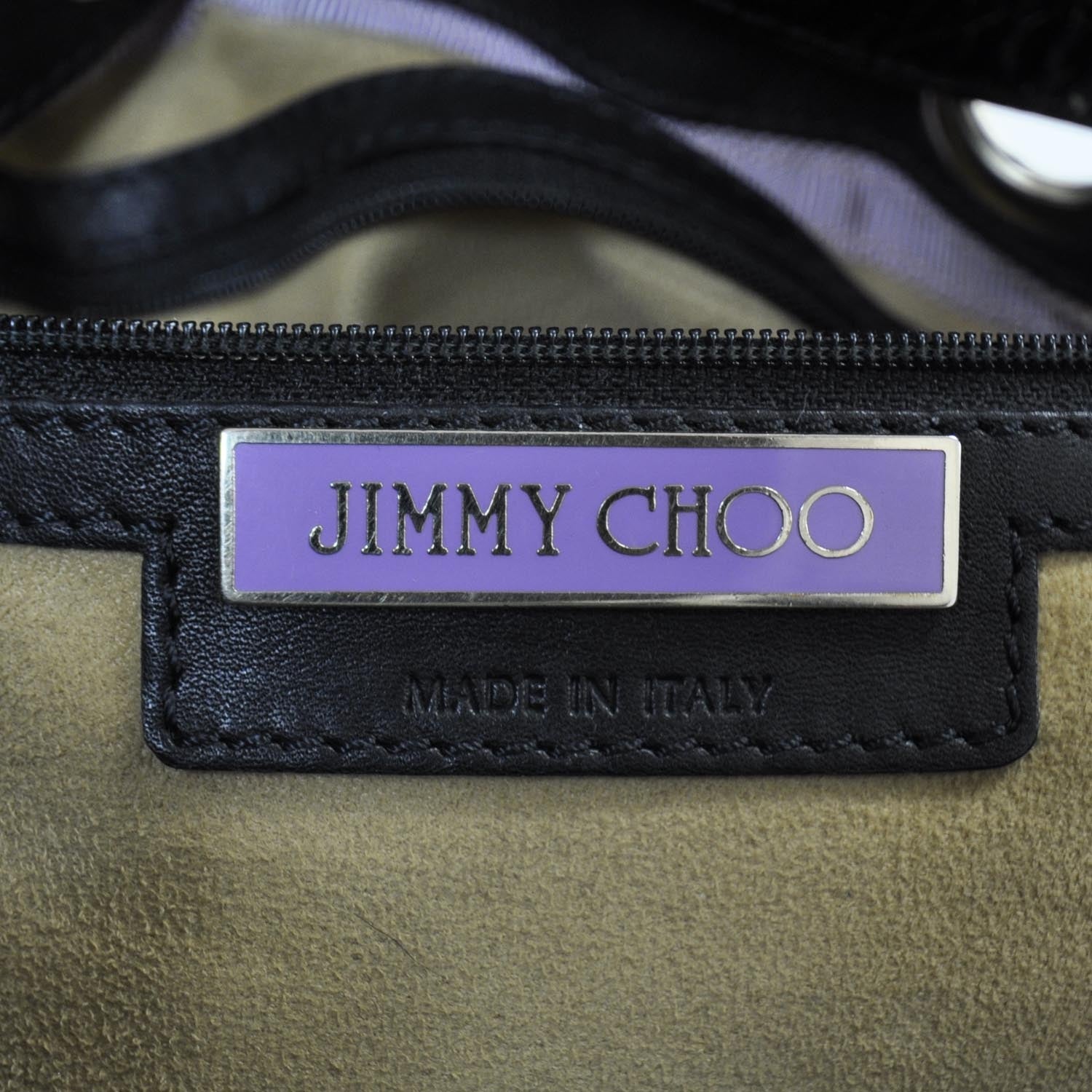 Jimmy Choo Crushed Patent Leather Ramona Tote Black 8 of 9