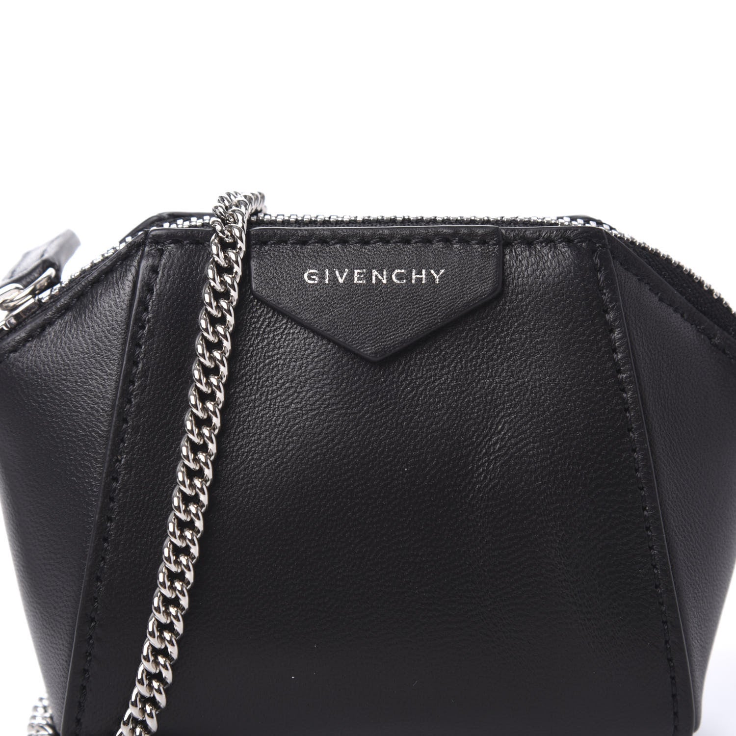 Givenchy Lambskin Baby Antigona with Chain Black 8 of 9