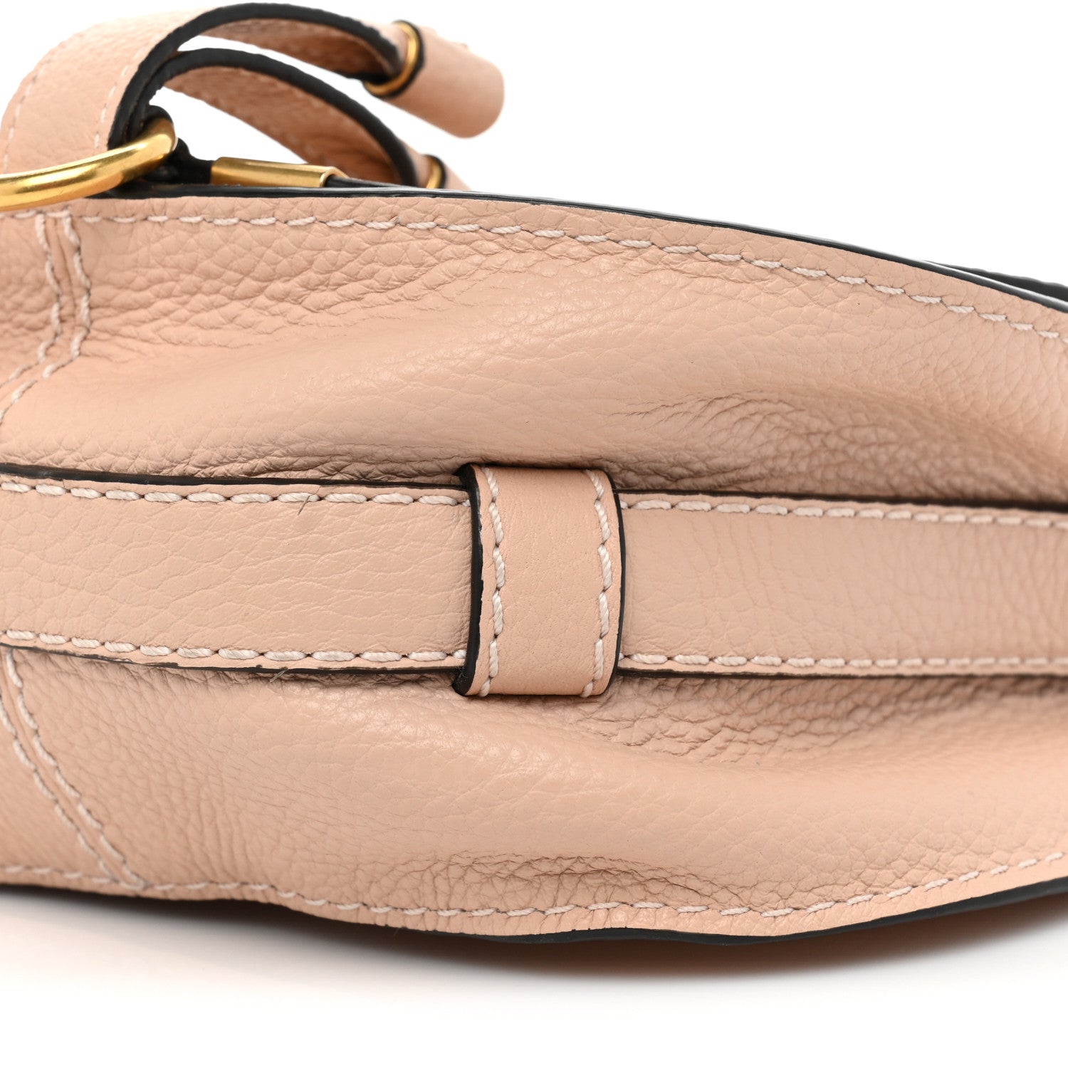 Chloe Calfskin Mini Marcie Round Crossbody Bag Blush Nude 6 of 9