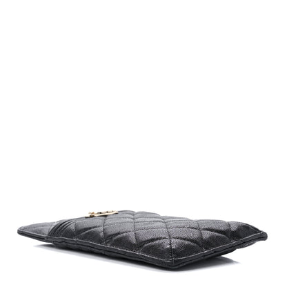 Chanel Caviar Quilted Boy iPhone Pouch Black 3 of 12