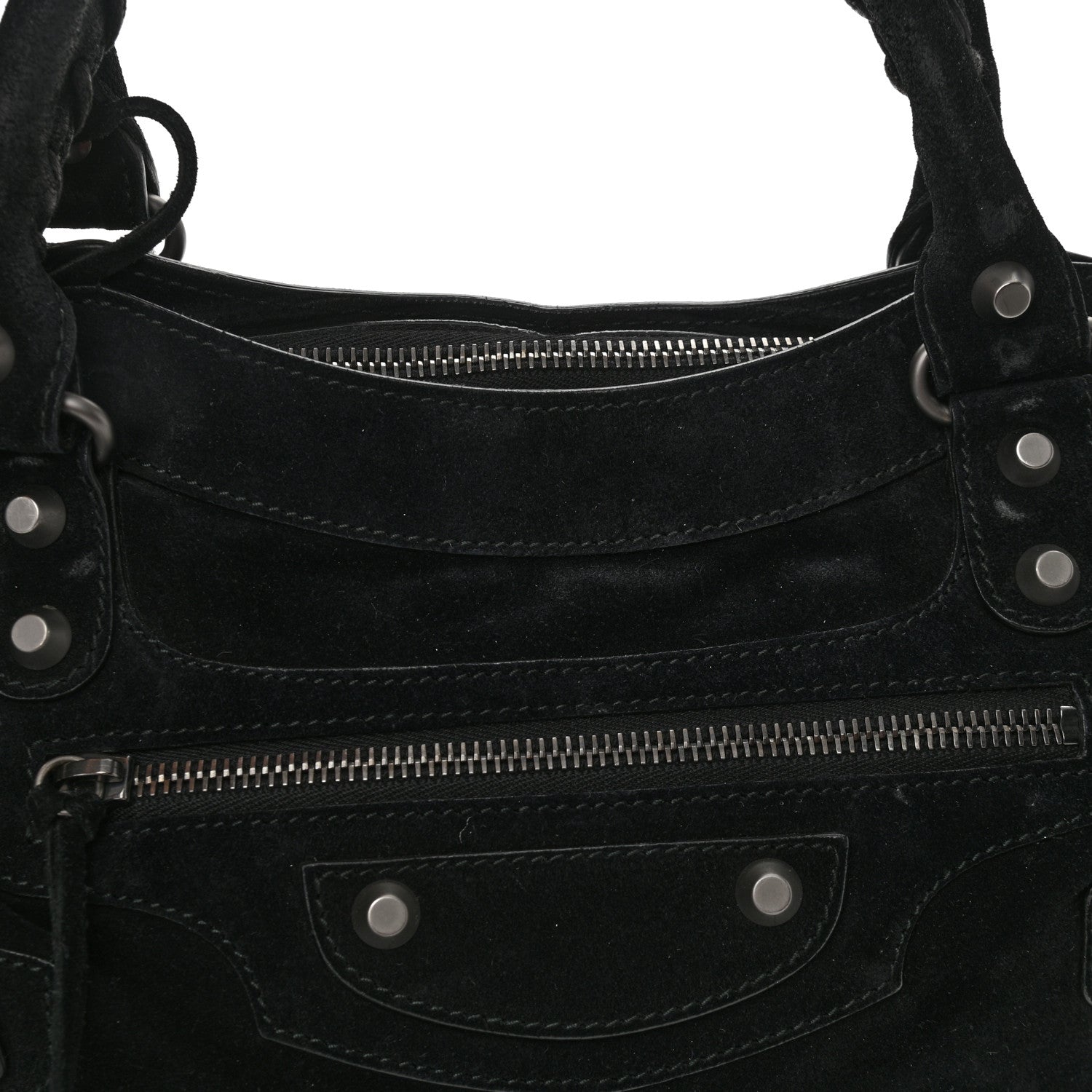 Balenciaga Baby Daim Suede Classic Hardware First Black 8 of 10