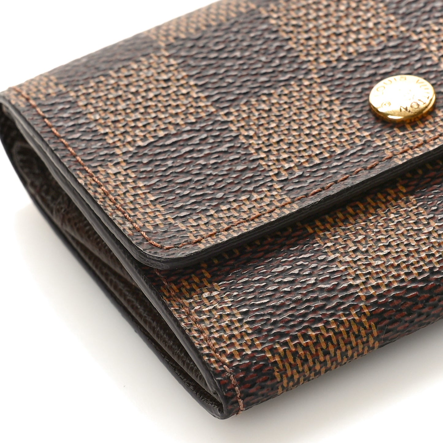 Damier Ebene Porte-Monnaie Plat Coin Purse