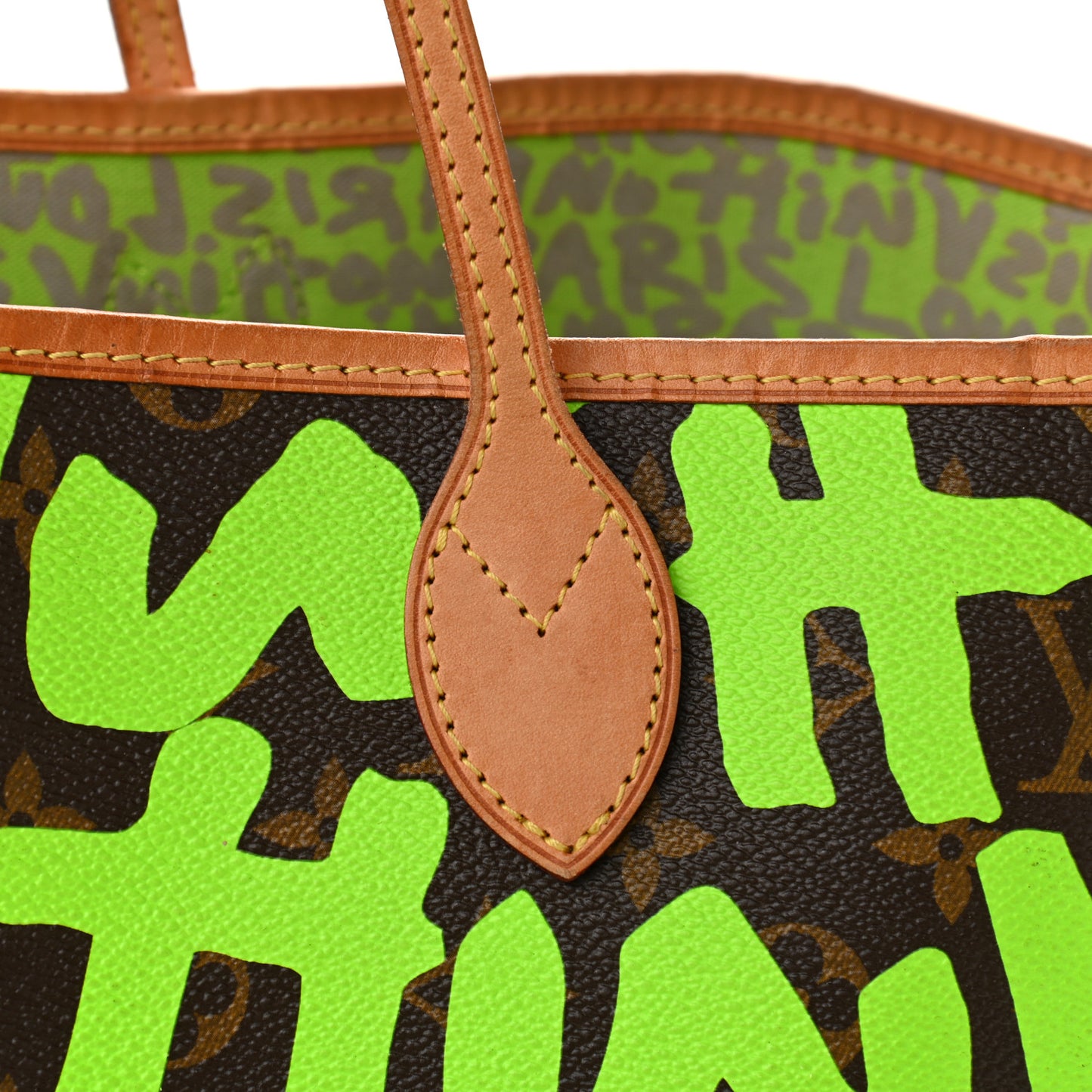 Monogram Graffiti Neverfull GM Green