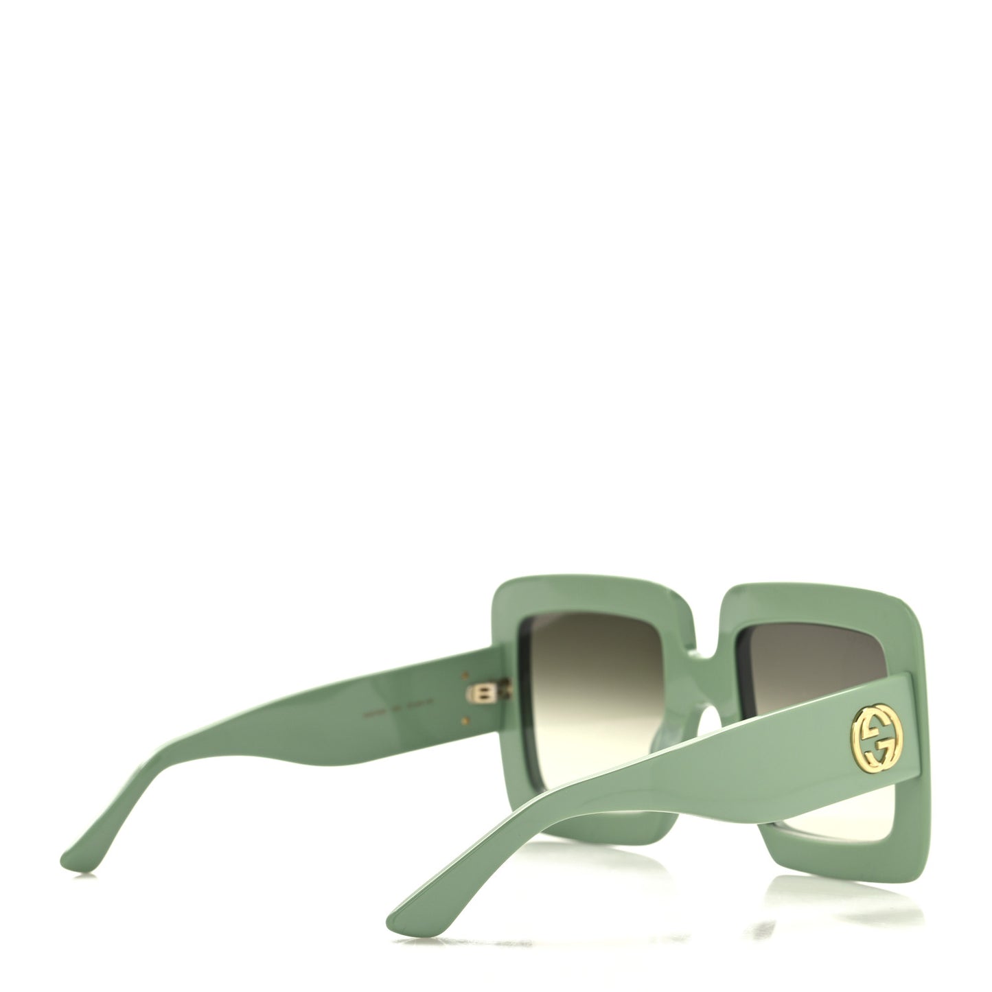 Oversized Square GG0783S Sunglasses Green