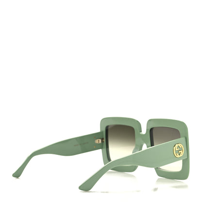 Gucci Oversized Square GG0783S Sunglasses Green 4 of 7
