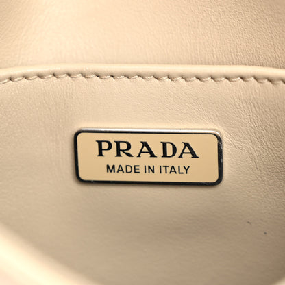 Prada Spazzolato Cleo Flap Shoulder Bag Deserto 6 of 9