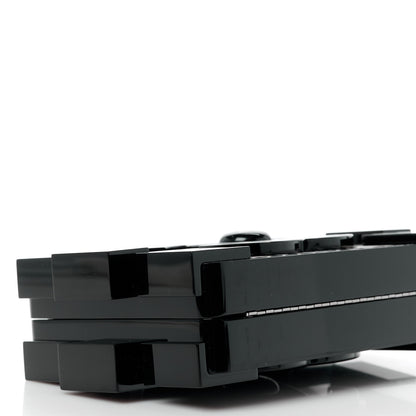 Chanel Plexiglass Barcode Boy Brick Lego Clutch Black 10 of 12