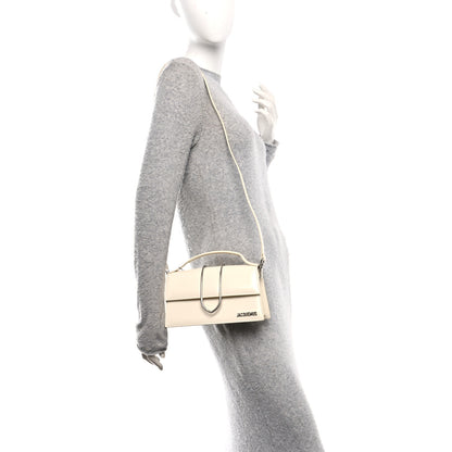 Jacquemus Smooth Calfskin Metal Flap Le Grand Bambino Light Ivory 2 of 9