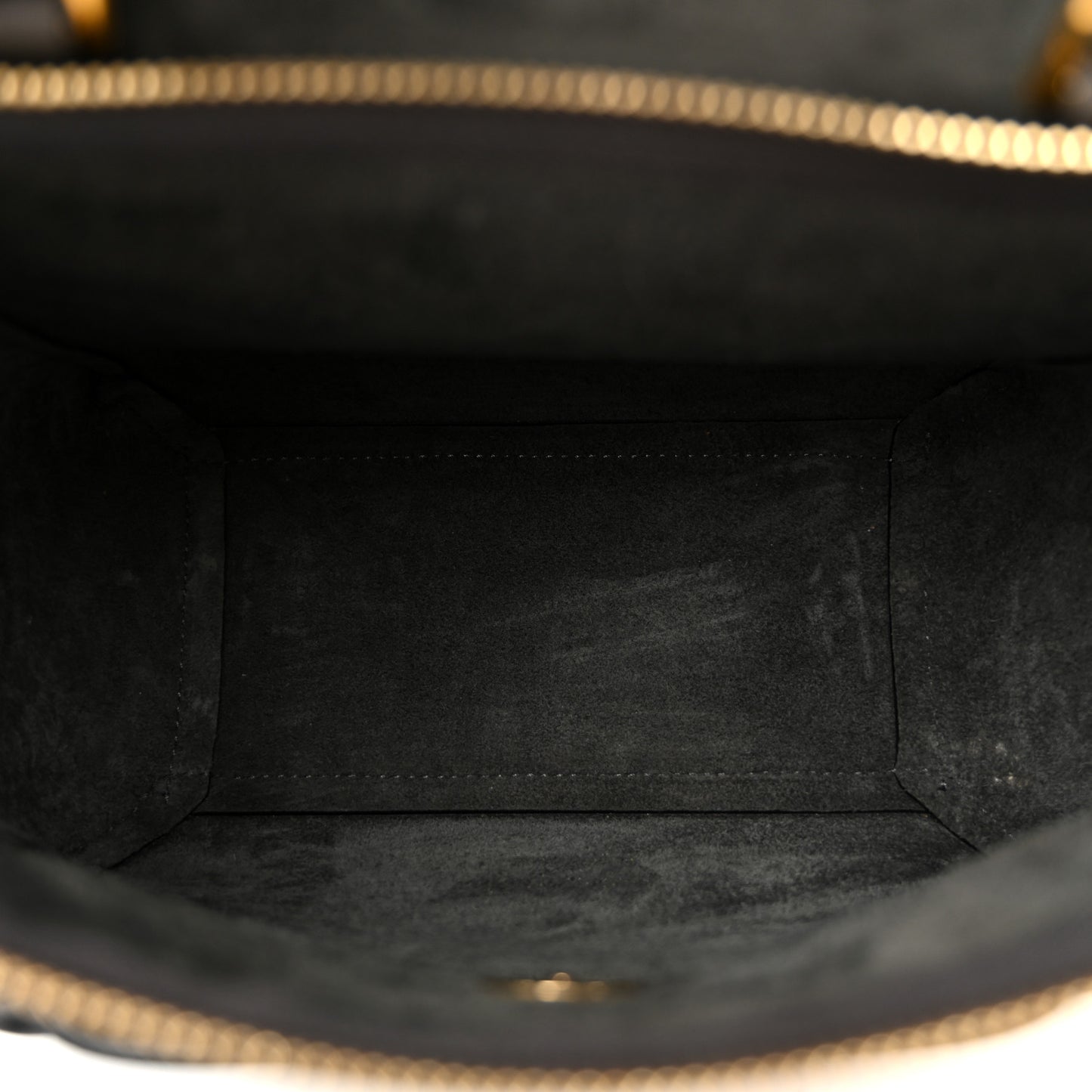 Grained Calfskin Nano Belt Bag Grey