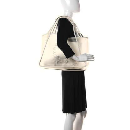 Stella McCartney PVC Logo Tote White 2 of 17