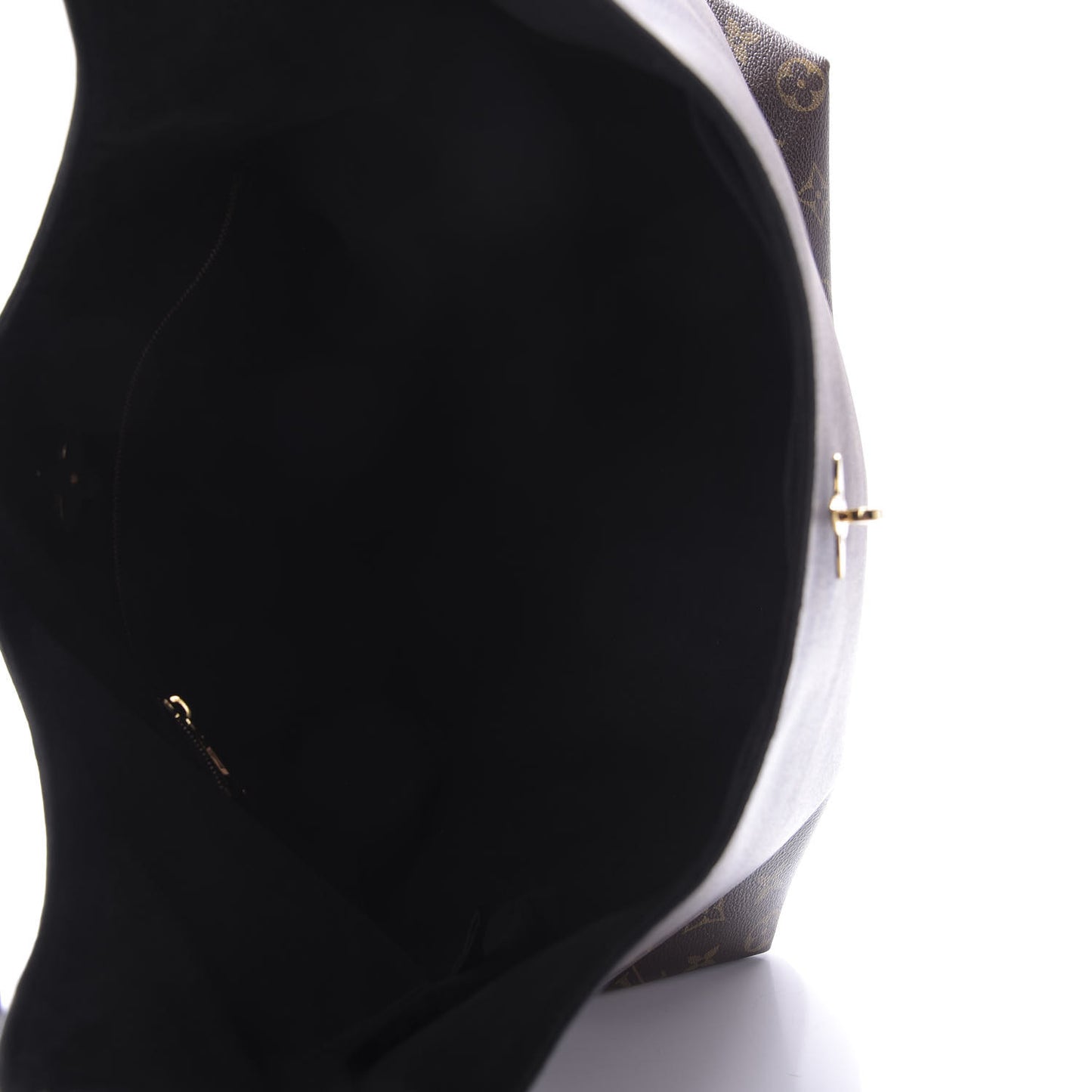 Monogram Flower Hobo Black