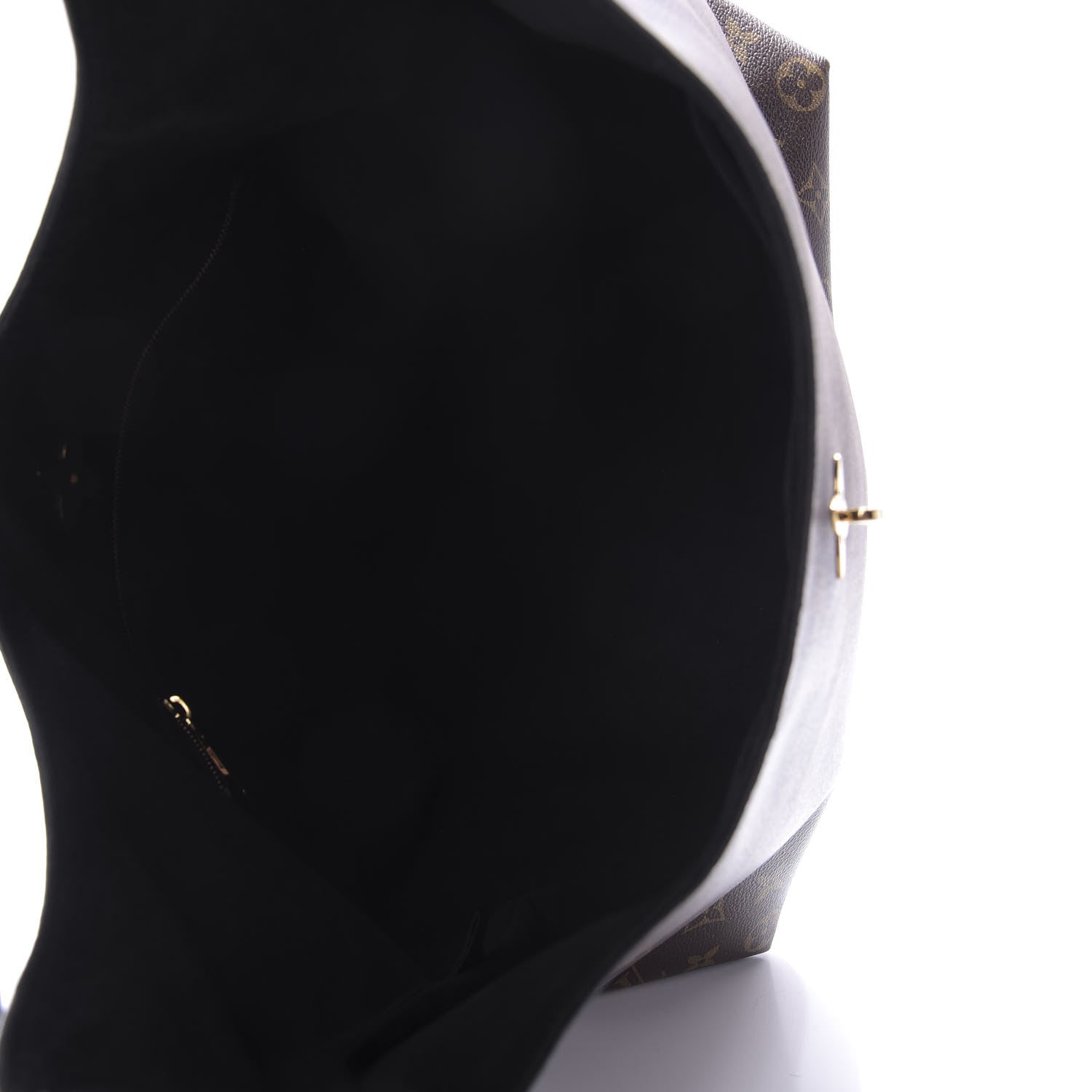 Louis Vuitton Monogram Flower Hobo Black 5 of 9