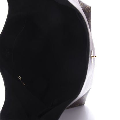 Louis Vuitton Monogram Flower Hobo Black 5 of 9