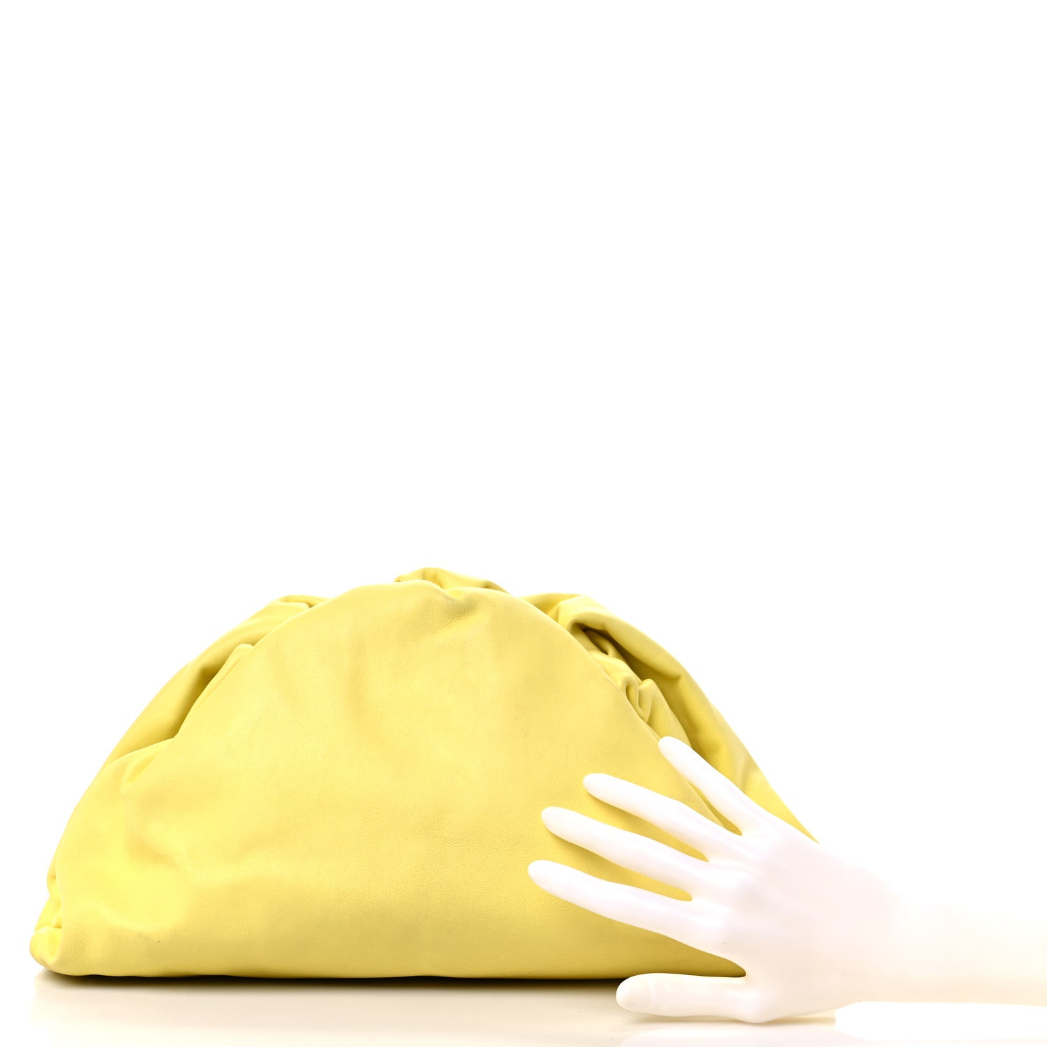 Bottega Veneta Smooth Butter Calf The Pouch Oversized Clutch Sherbert 2 of 19