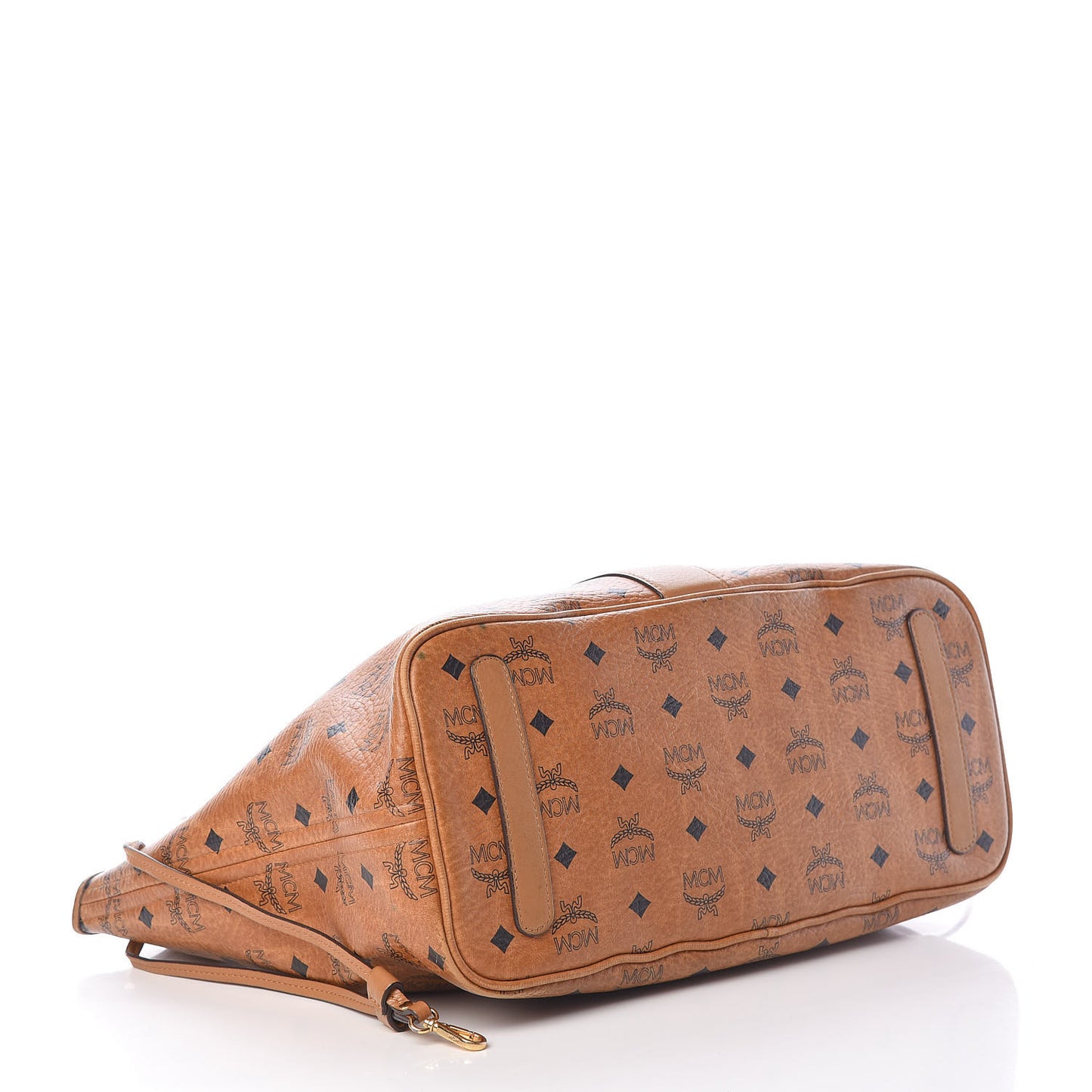 Visetos Medium Liz Reversible Shopper Tote Cognac