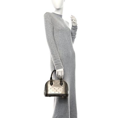 Louis Vuitton Vernis Monogram Alma BB Taupe Metallise 2 of 10