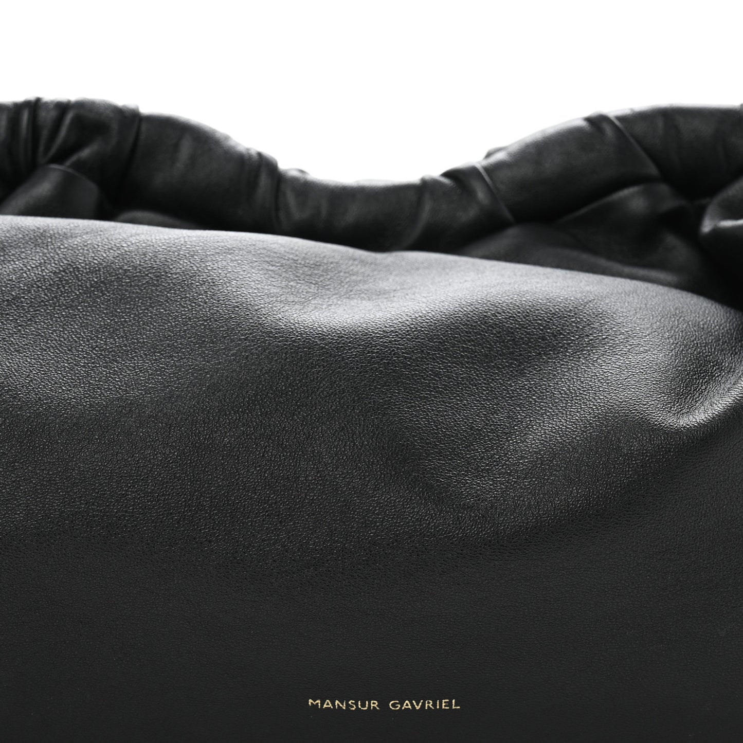 Lambskin Cloud Clutch Black