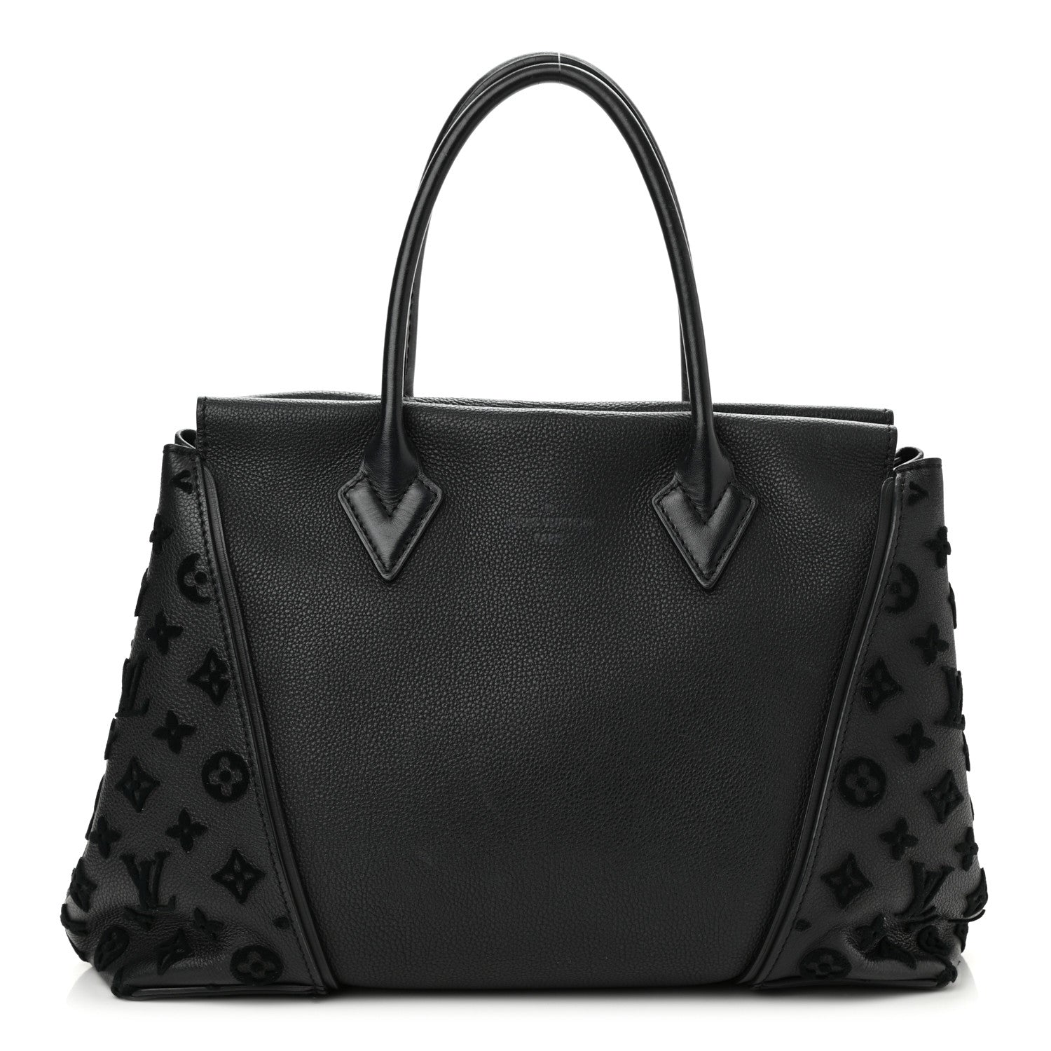 Louis Vuitton Veau Cachemire Tote W PM Black 1 of 10