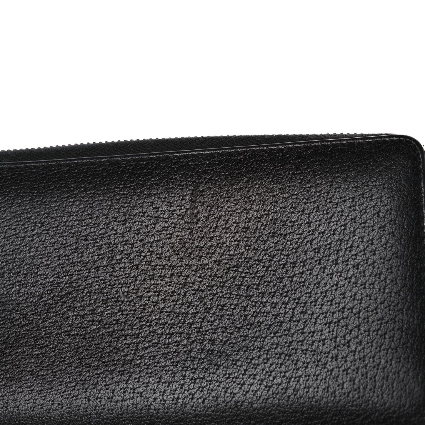Dollar Calfskin GG Marmont Zip Around Wallet Black