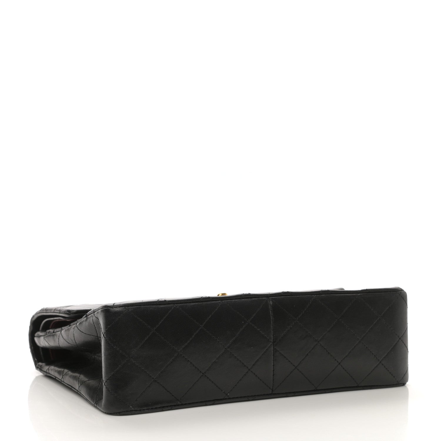 Chanel Lambskin Quilted Medium Double Flap Black 3 of 12