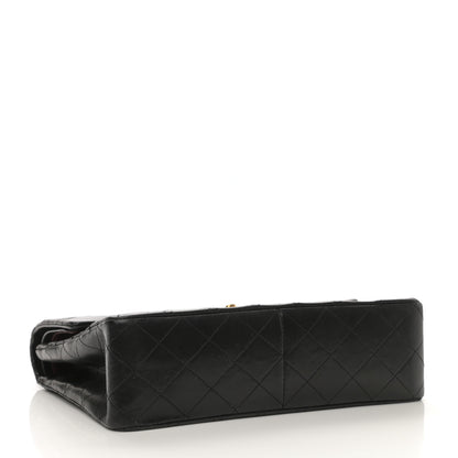 Chanel Lambskin Quilted Medium Double Flap Black 3 of 12