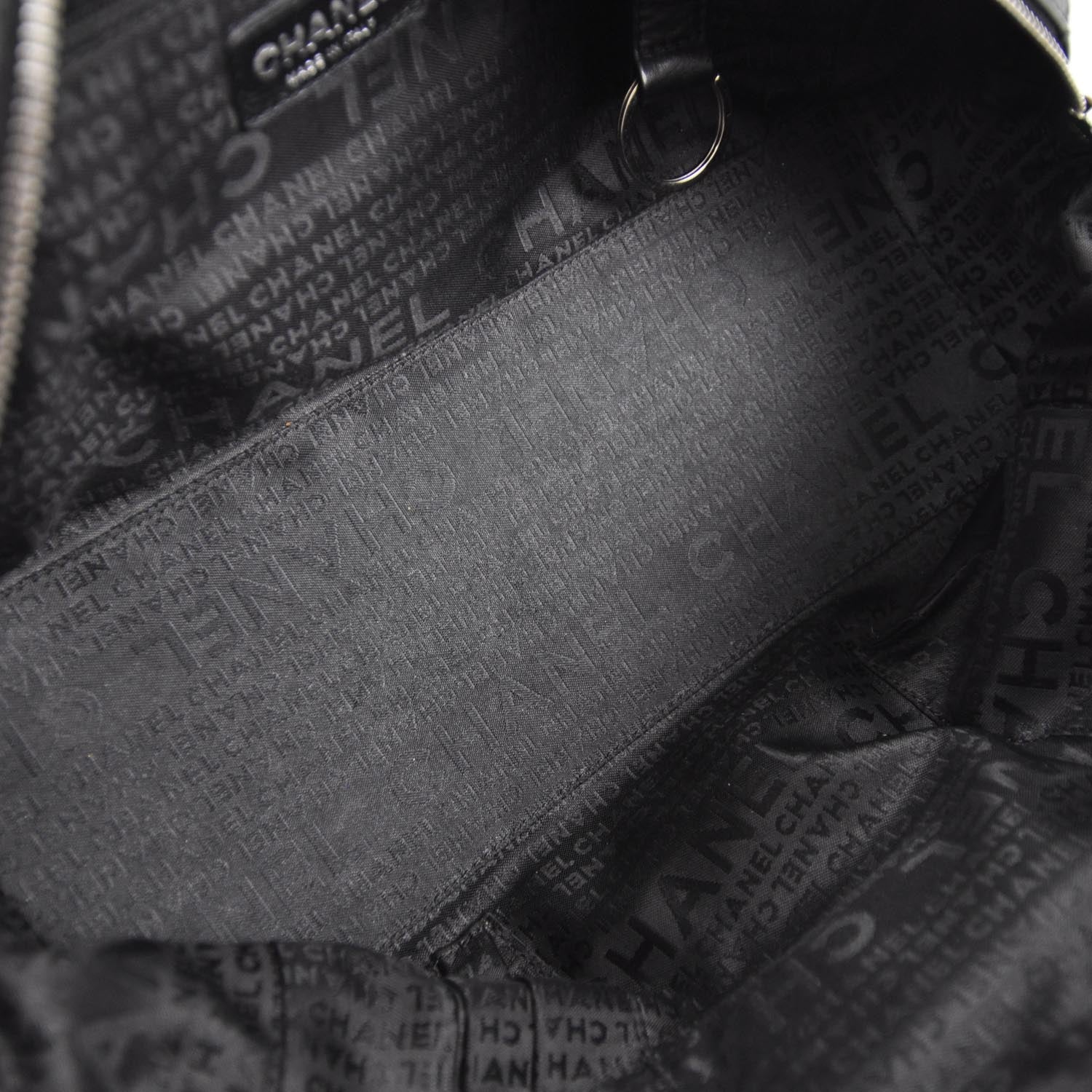 Chanel Caviar Square Stitched Tote Black 6 of 9