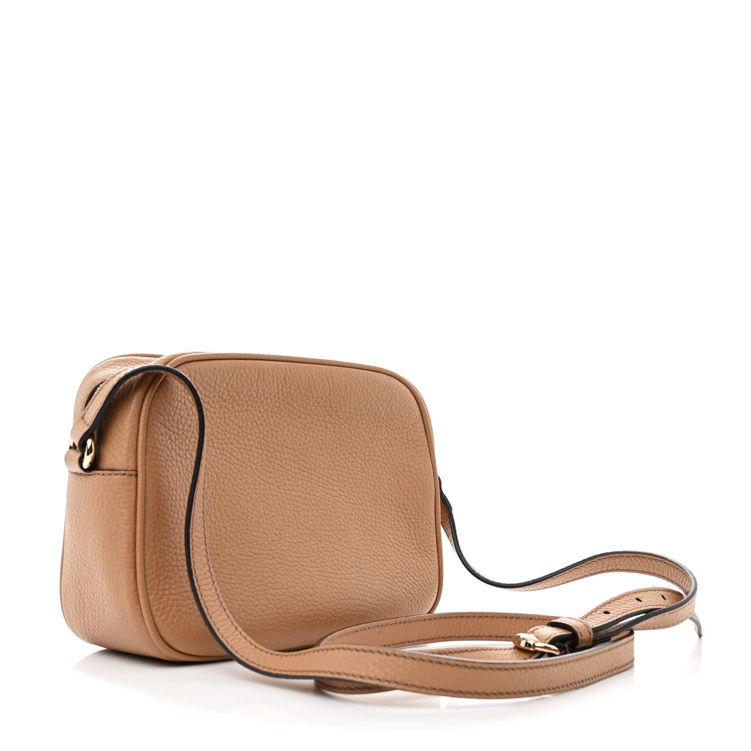 Gucci Pebbled Calfskin Small Soho Disco Bag Camelia 3 of 13