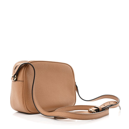 Gucci Pebbled Calfskin Small Soho Disco Bag Camelia 3 of 13