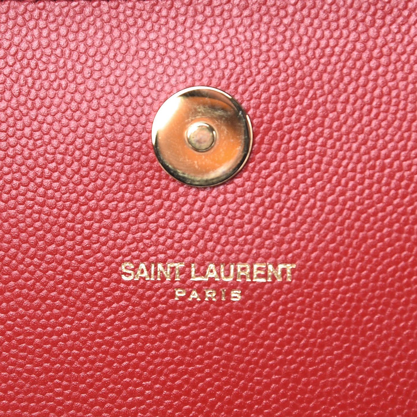 Grain De Poudre Classic Monogram Cassandre Clutch New Red