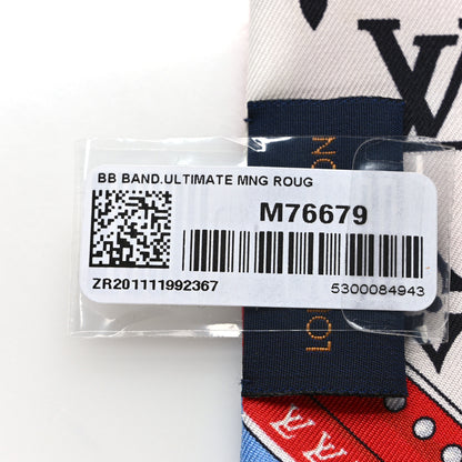 Louis Vuitton Silk Ultimate Monogram BB Bandeau Rouge 3 of 3