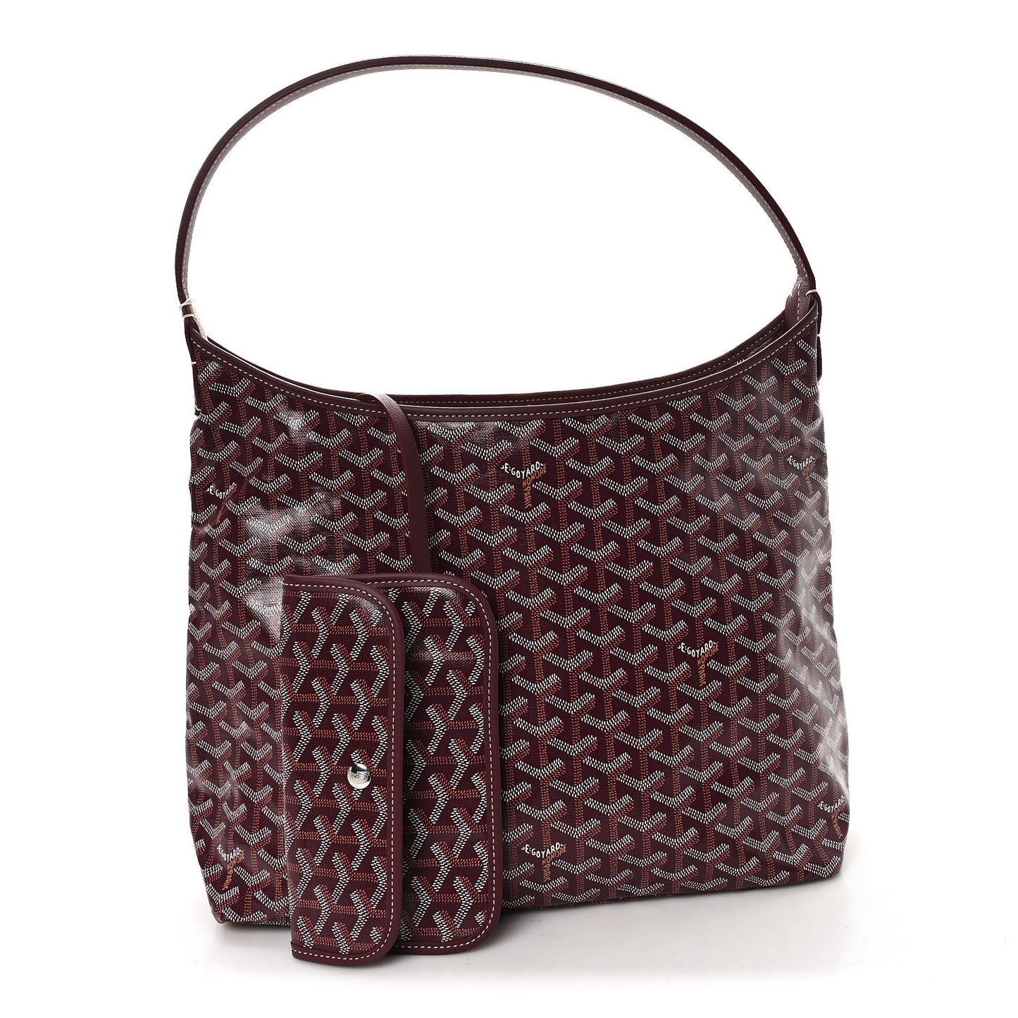 Goyardine Boheme Hobo Burgundy