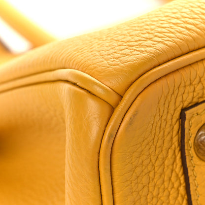 Hermes Togo BIRKIN 30 Jaune Ambre 9 of 12