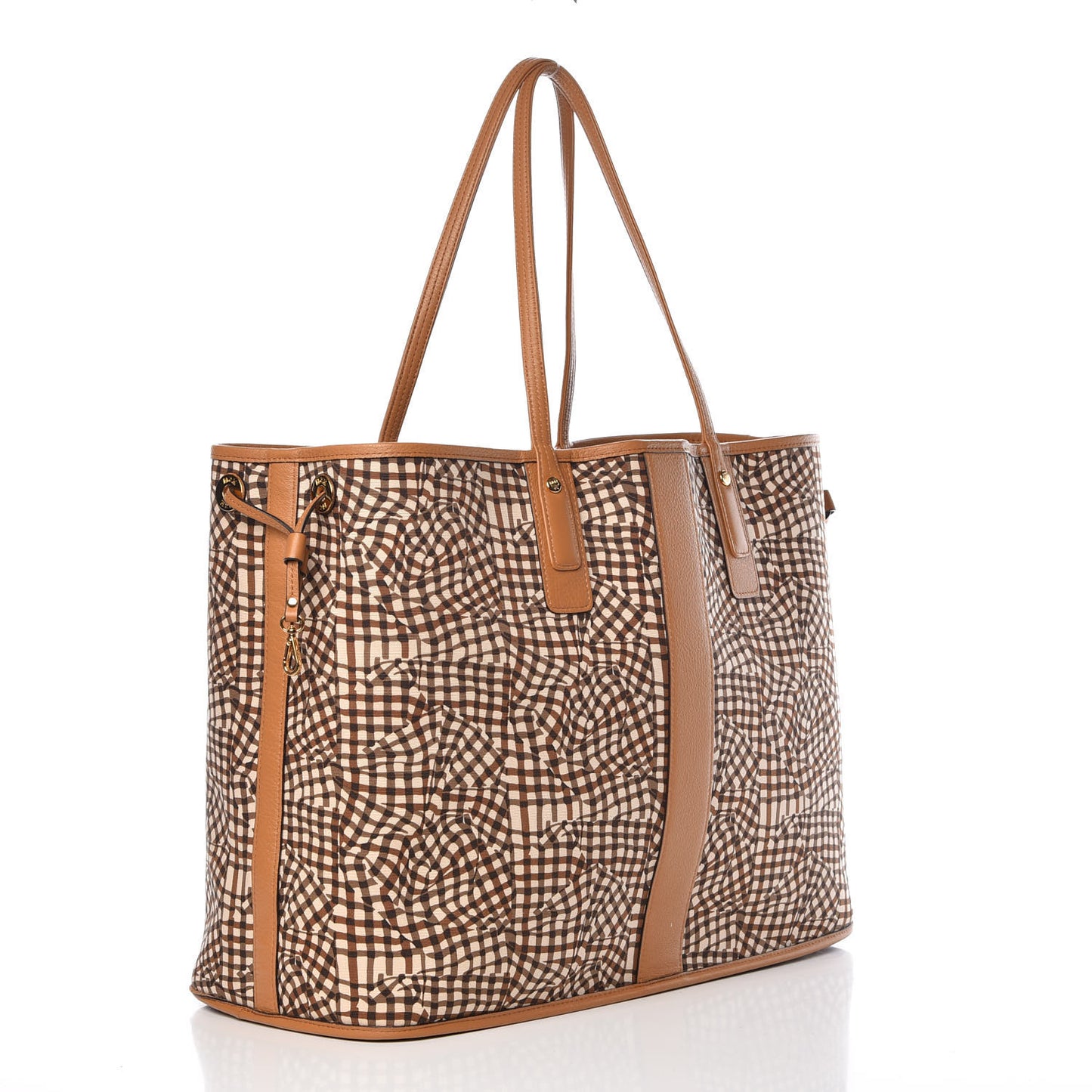 Visetos Large Liz Reversible Shopper Tote Cognac