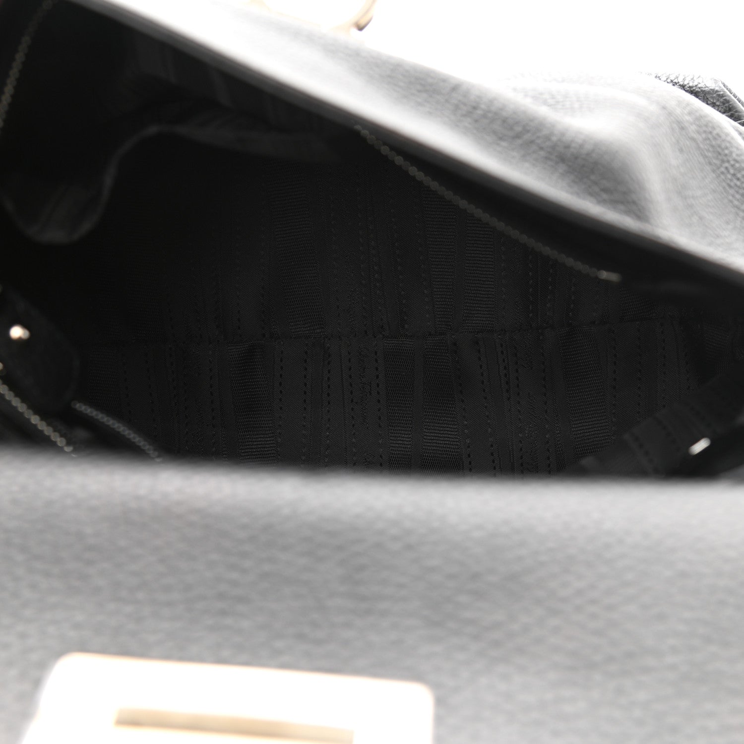 Salvatore Ferragamo Calfskin Sofia Shoulder Bag Black 5 of 10