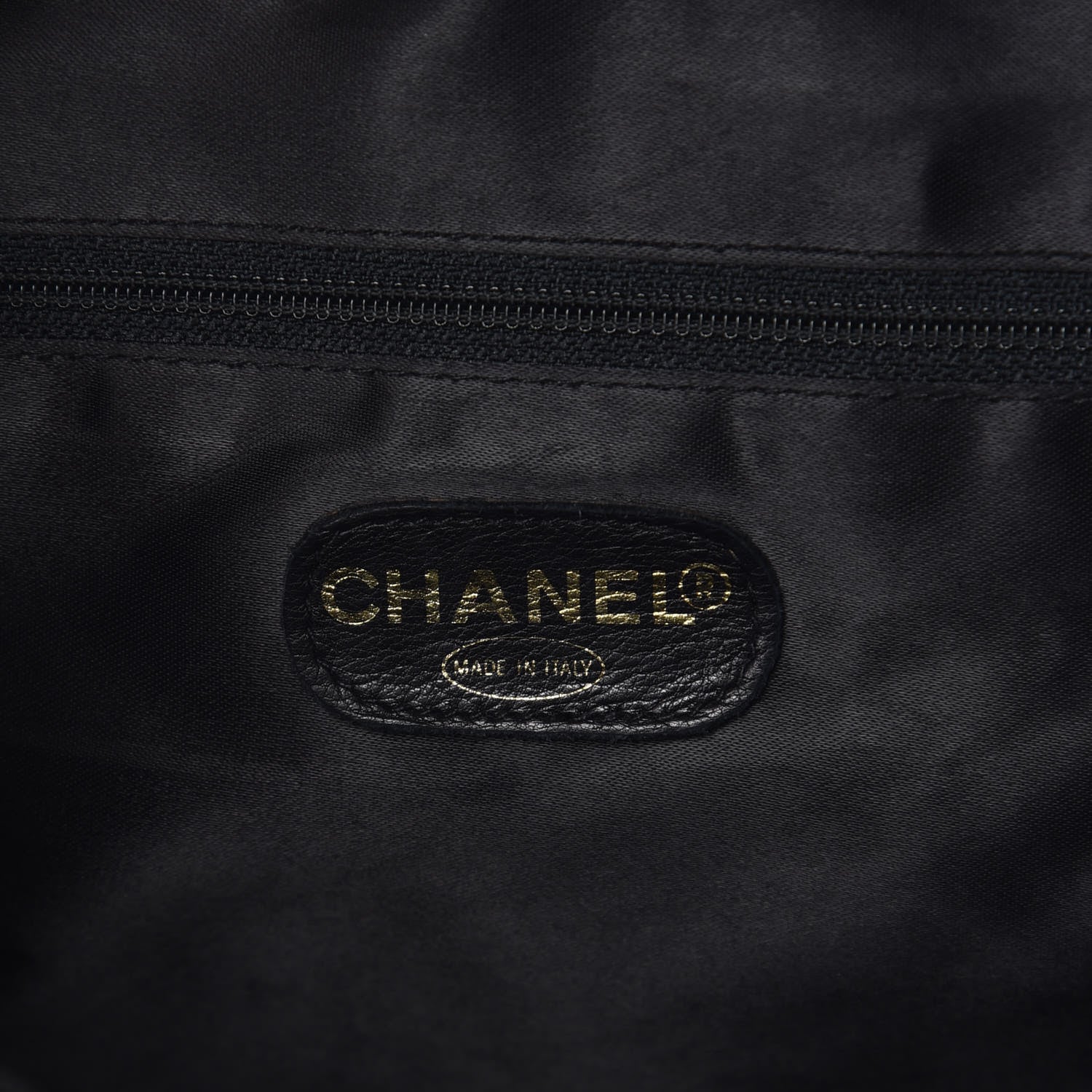 Chanel Suede Quilted Drawstring Backpack Black 8 of 9