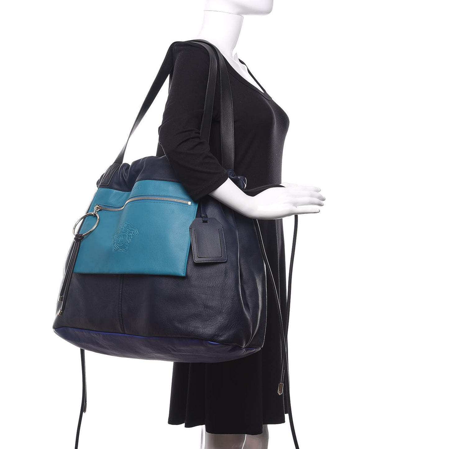 Calfskin Day Dreamer Drawstring Bag Multicolor