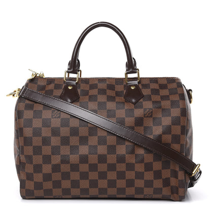 Louis Vuitton Damier Ebene Speedy Bandouliere 30 1 of 19