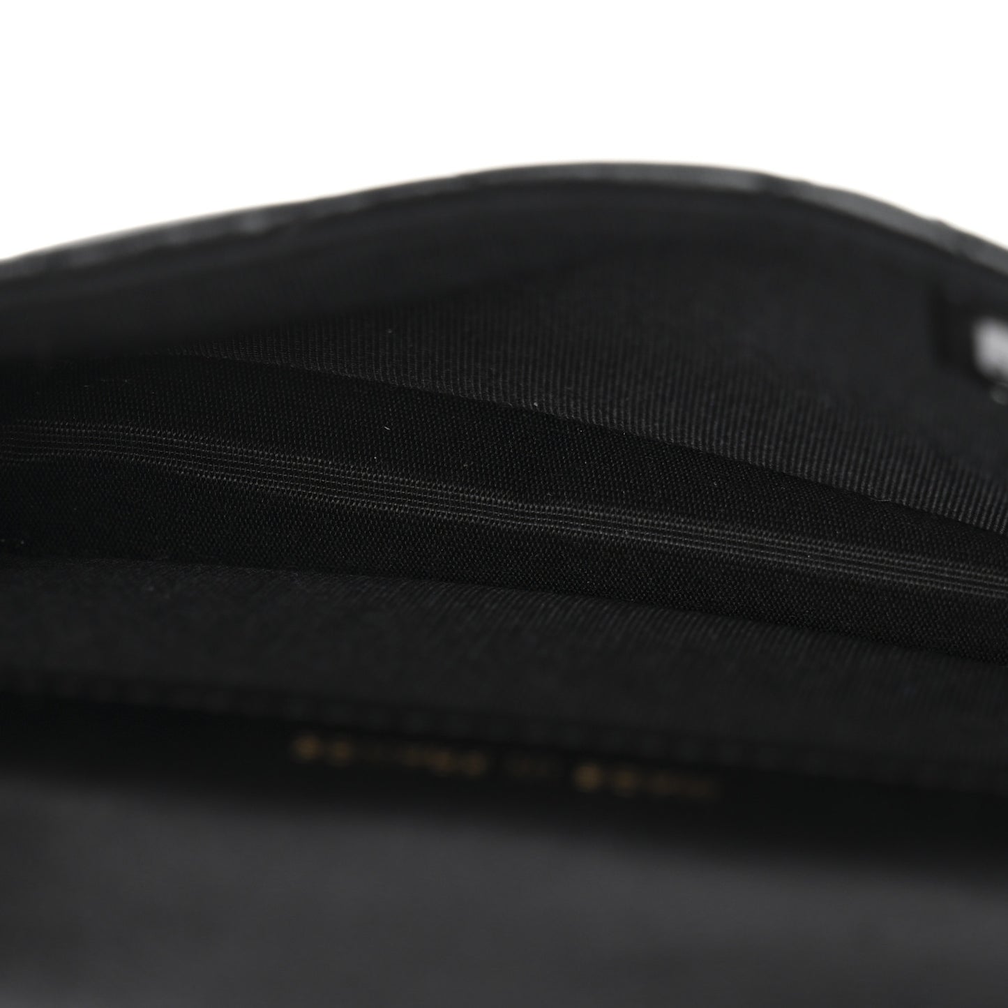 Lambskin Quilted Top Handle Flap Coin Purse With Chain Black