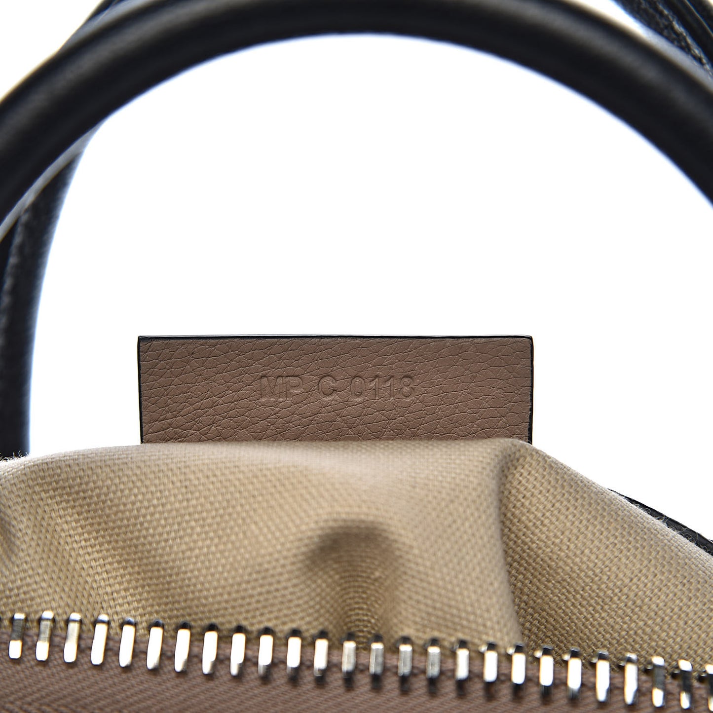 Sugar Goatskin Small Tri-Color Antigona Linen