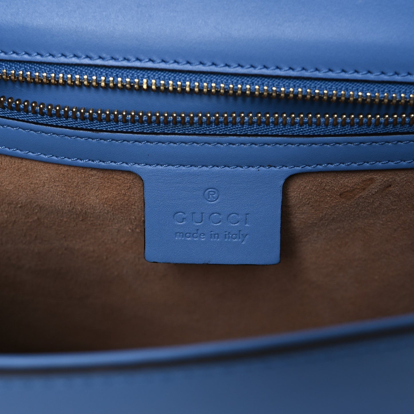 Calfskin Small Sylvie Shoulder Bag Clear Sky Blue