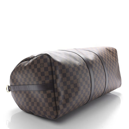 Louis Vuitton Damier Ebene Keepall Bandouliere 55 3 of 7