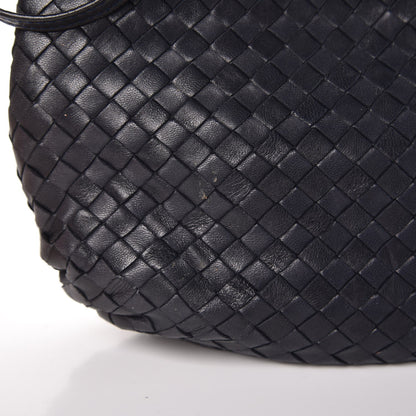 Bottega Veneta Nappa Intrecciato Small Shoulder Bag Navy Blue 7 of 8