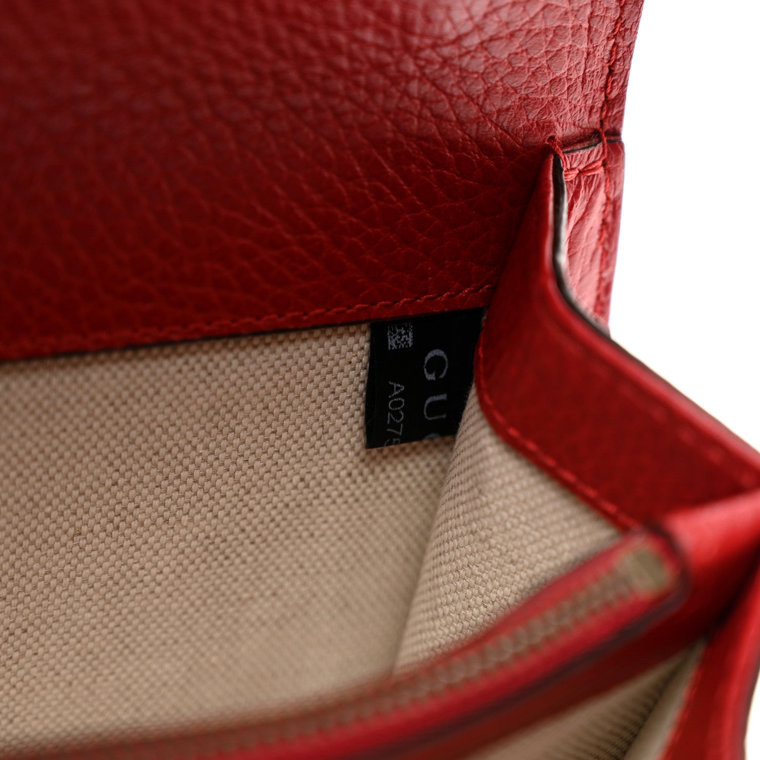 Gucci Dollar Calfskin Swarovski Crystal Small Dionysus Shoulder Bag Hibiscus Red 8 of 15