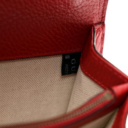 Gucci Dollar Calfskin Swarovski Crystal Small Dionysus Shoulder Bag Hibiscus Red 8 of 15