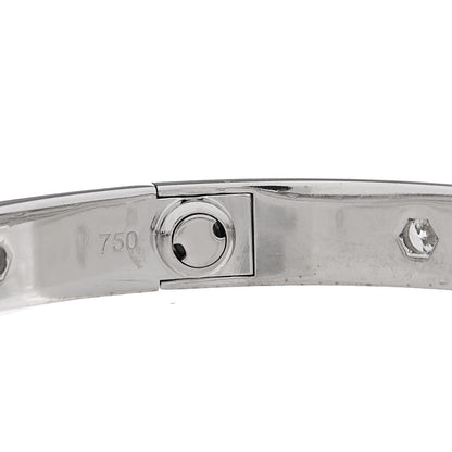Cartier 18K White Gold 10 Diamond LOVE Bracelet 16 3 of 8