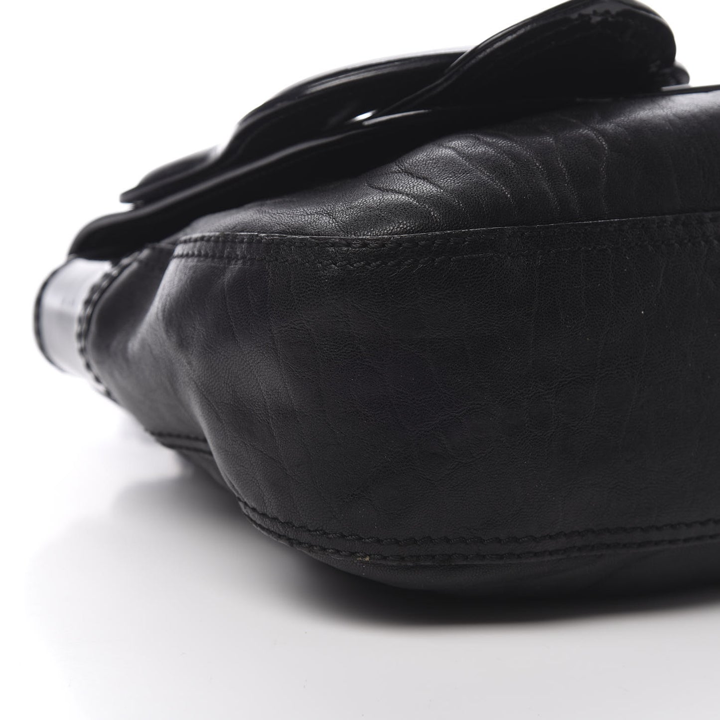Nappa Patent B Bag Black